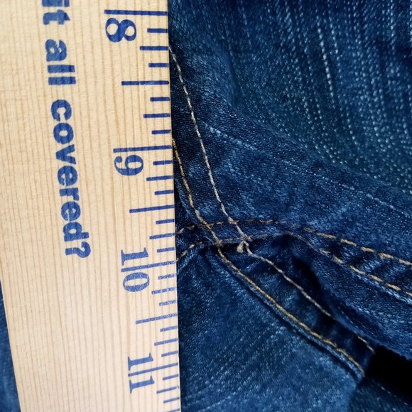 Just My Size Women 18W Average Bootcut Jeans Dark Wash Stretch Denim Indigo - Picture 5 of 9